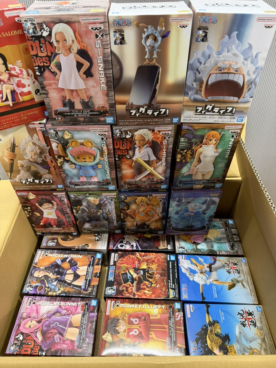 ワンピース、GRANDLINEシリーズ｜未開封プライズ買取実績（53点）｜愛媛県K様｜2026年6月